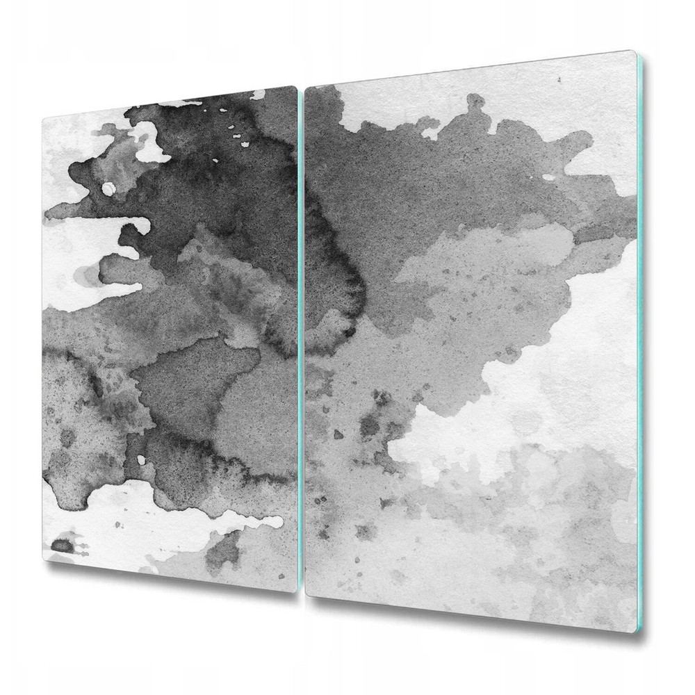 Glass Chopping Board Utensil Worktop Saver Watercolour Touch Art Vintage 2x30x52