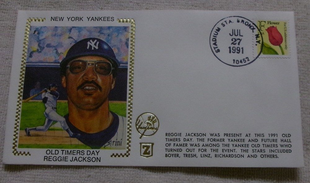 ** VTG - REGGIE JACKSON - NY Yankees in the BRONX - OLD TIMERS GAME - July 1991