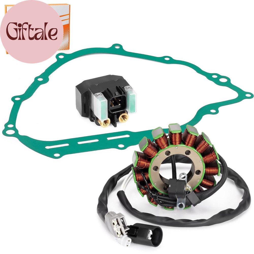 Stator & Starter Relay Gasket for Yamaha Rhino 700 YXR700F Viking 700 YXM700 YXC
