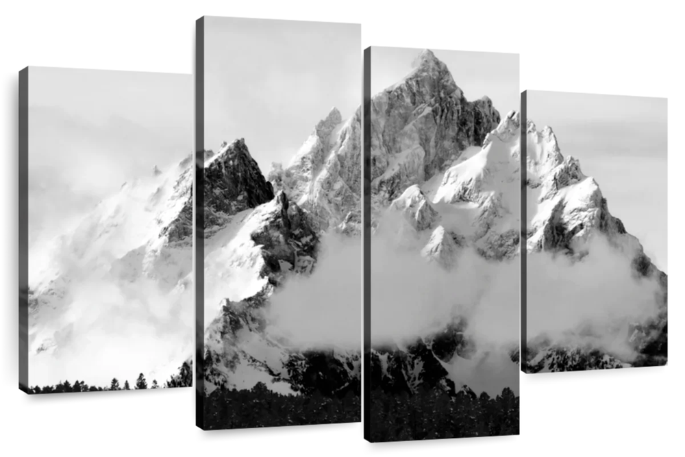 Snowcapped Grand Tetons Wall Art