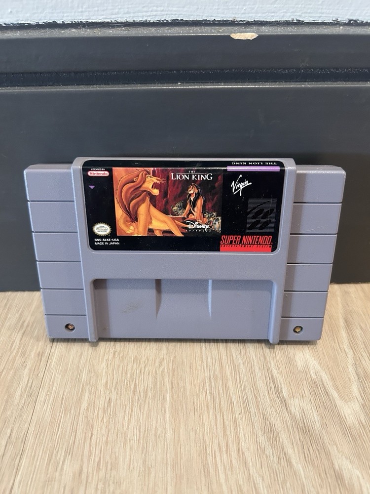 The Lion King Super Nintendo SNES Cartridge Only Authentic / Tested