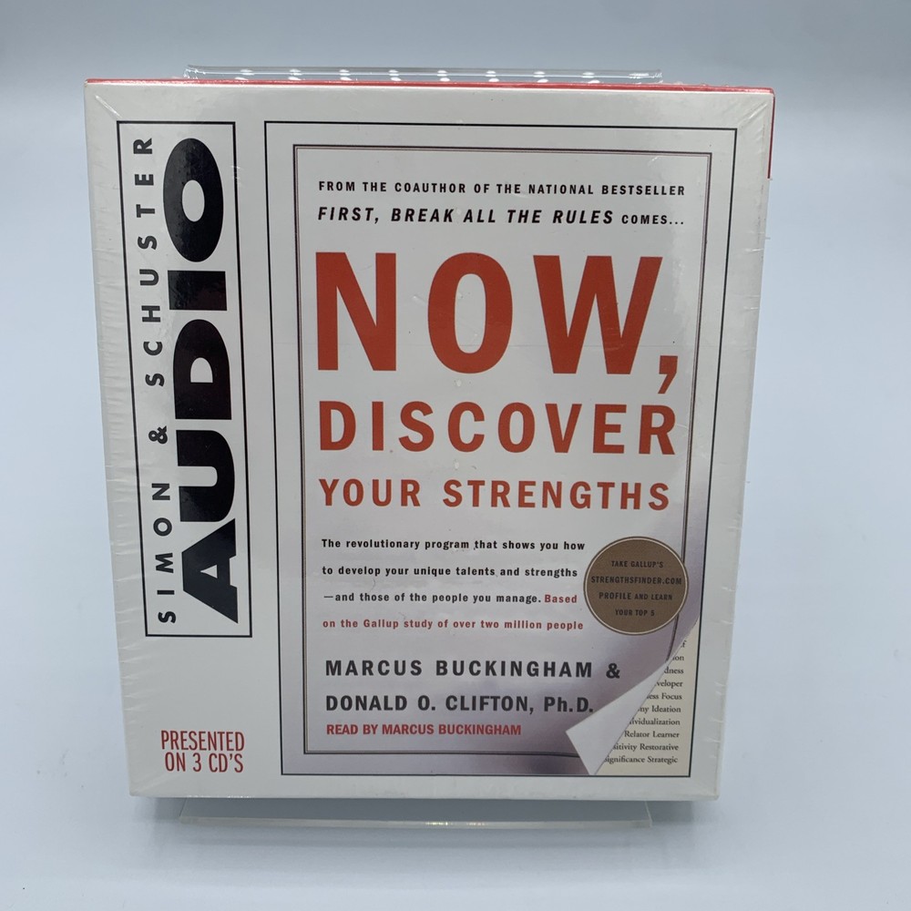 Now Discover Your Strengths 3 CD Set NEW SEALED Simon & Schuster Audio