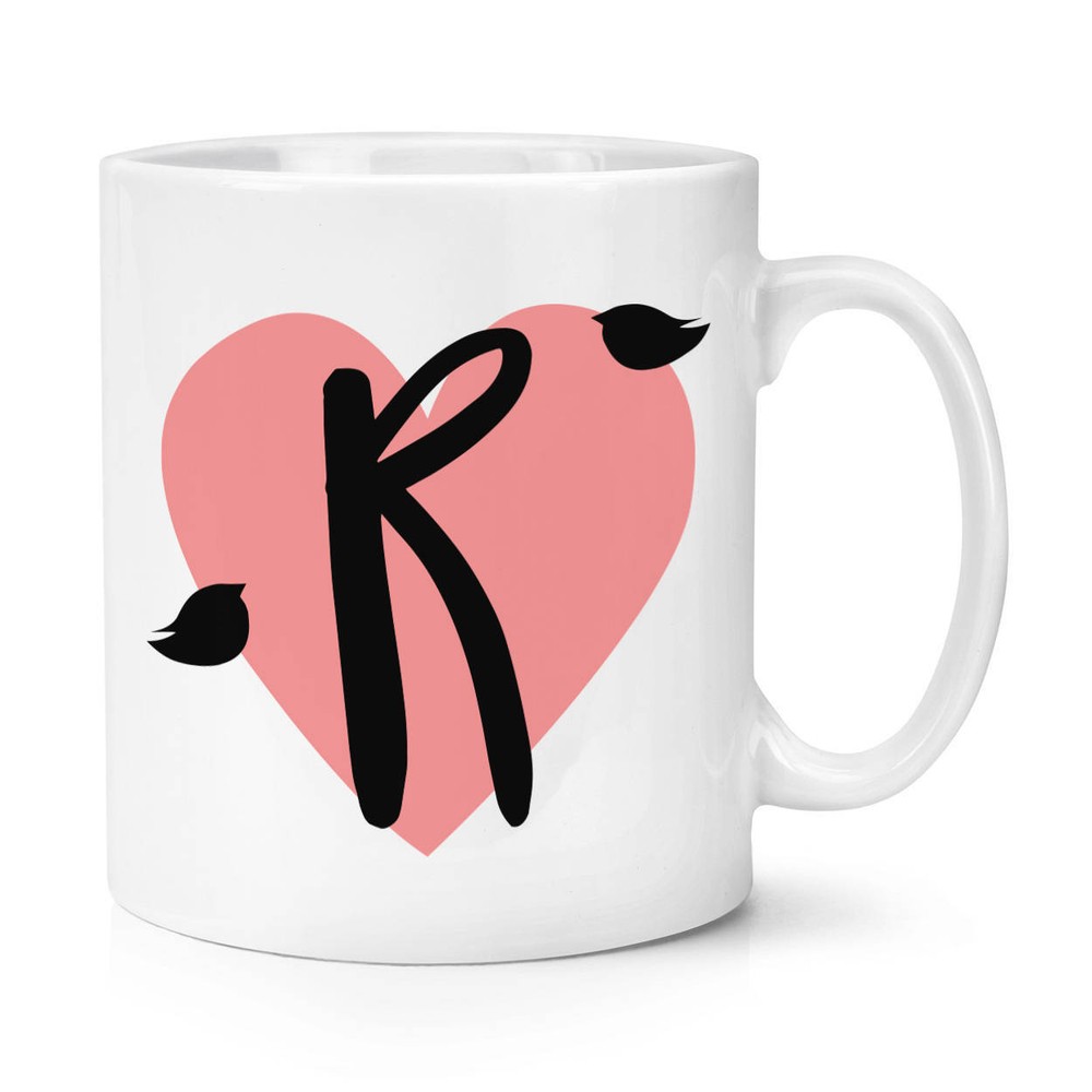 Personalized Letter R Heart Alphabet Coffee Mug for Tea or Coffee