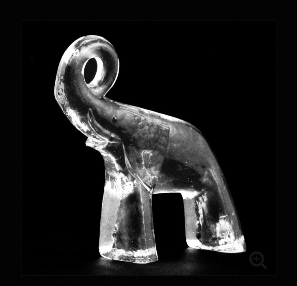 Kosta Boda Zoo ELEPHANT Vintage Bertil Vallienen Animal Series