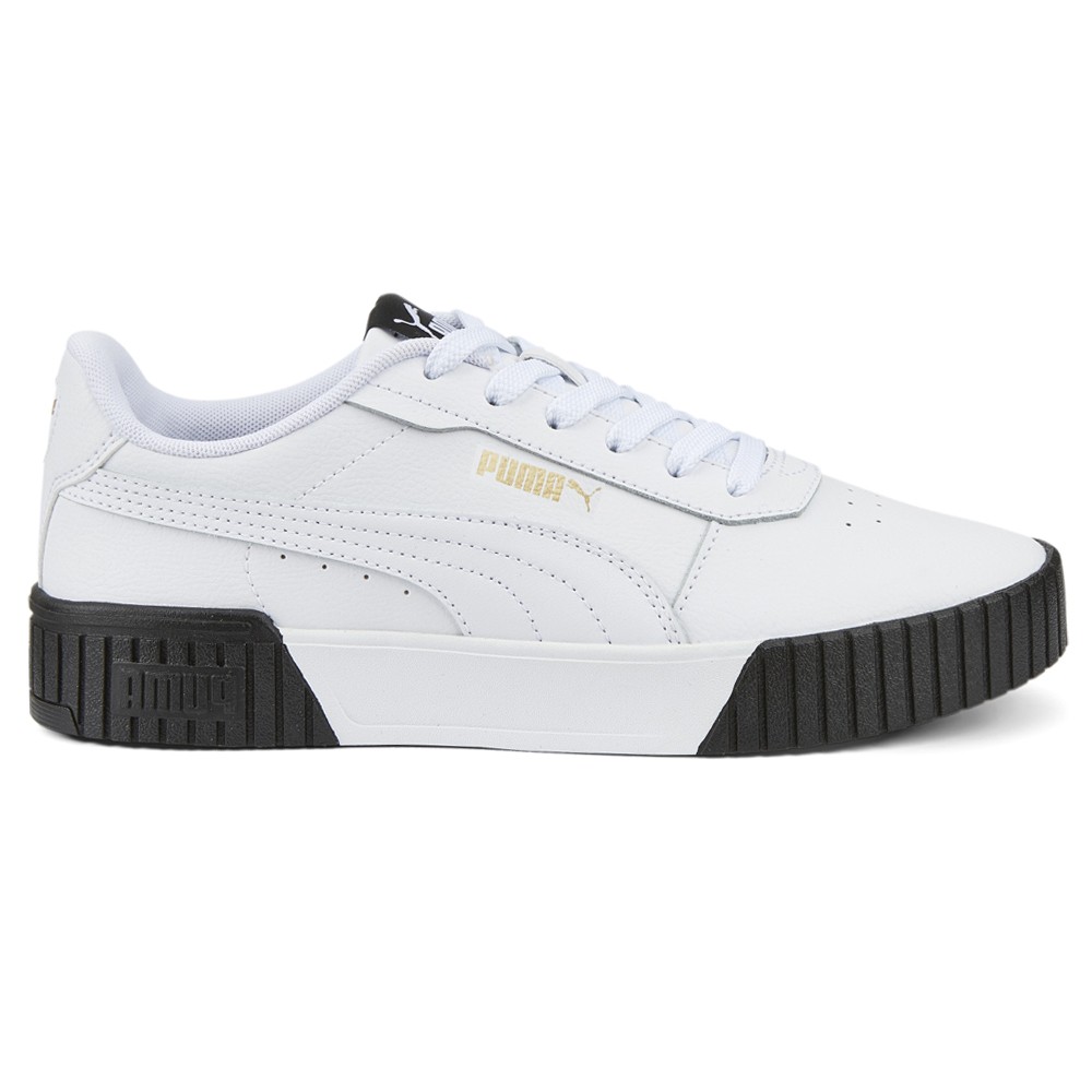 PUMA Carina 2.0 Lace Up  Womens White Sneakers Casual Shoes 38584904