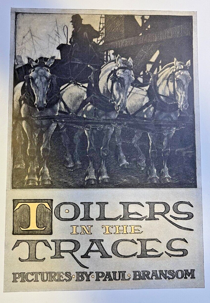 1912 Paul Bransom Illustrations Horses Coaching Carriages