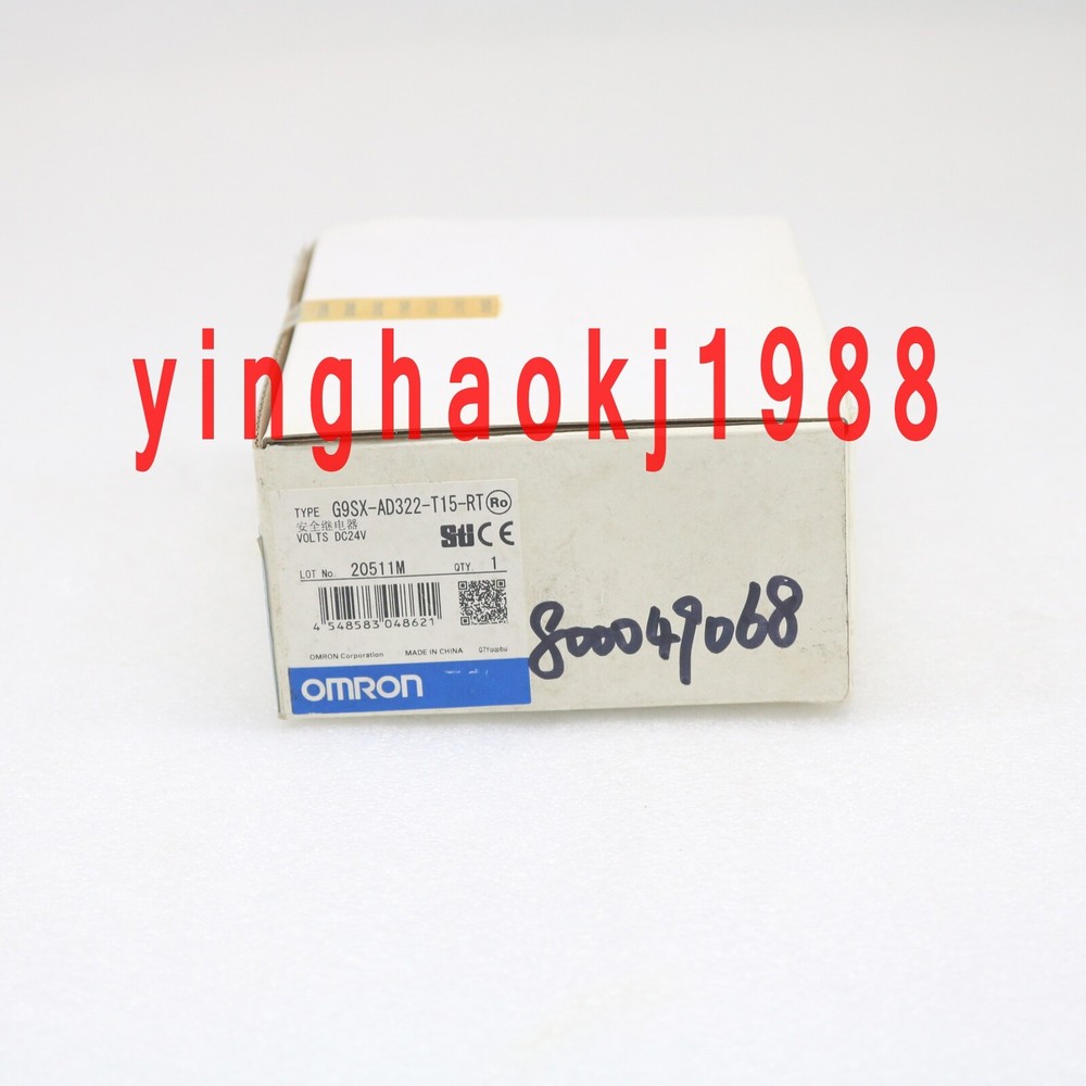 New IN BOX safety relay G9SX-AD322-T15-RT 24VDC 1 year warranty *yt