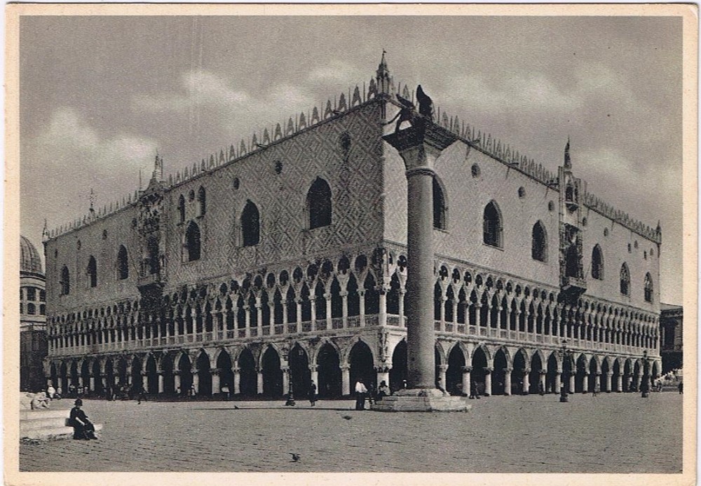 Postcard Venice Palazzo Ducale Palace Italy