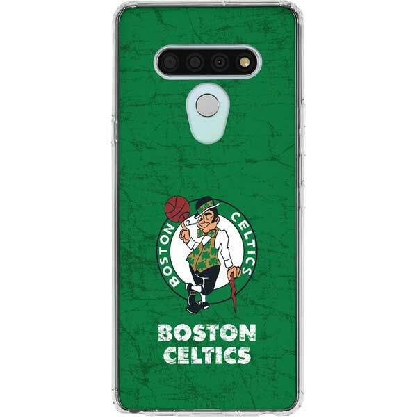 NBA Boston Celtics LG Stylo 6 Clear Case - Boston Celtics Green Primary Logo