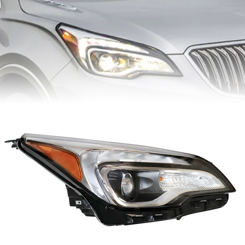 For 2016 2017 2018 Buick Envision Passenger Side LED DRL Headlight HID Assembly