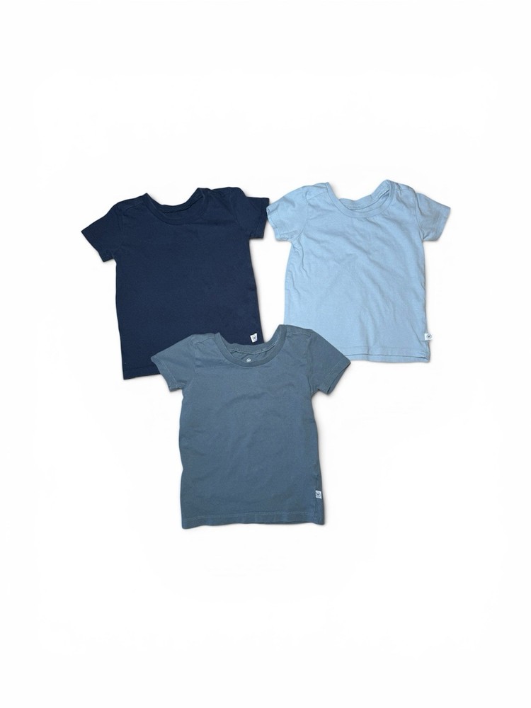 Lot Of Honest Blue Boy Shirts 18 M Organic Cotton