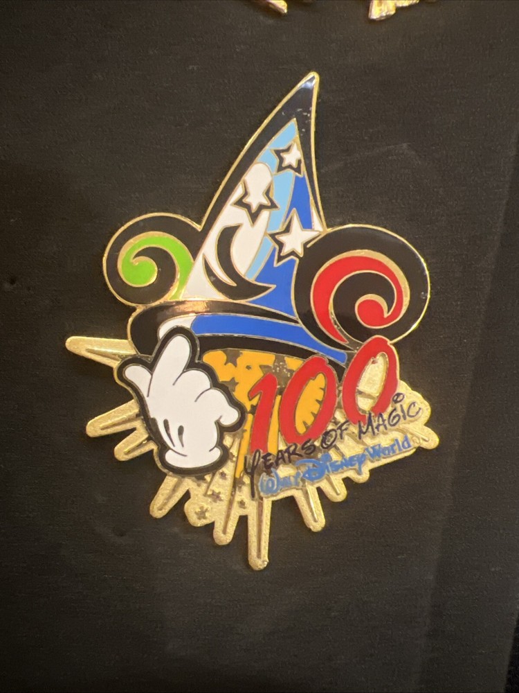 Walt Disney World 100 Years of Magic Sorcerer's Apprentice Hat Trading Pin 2002