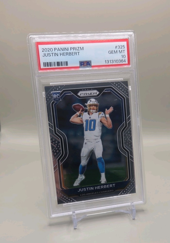 2020 Panini Prizm - Rookie Justin Herbert #325 (RC) PSA 10