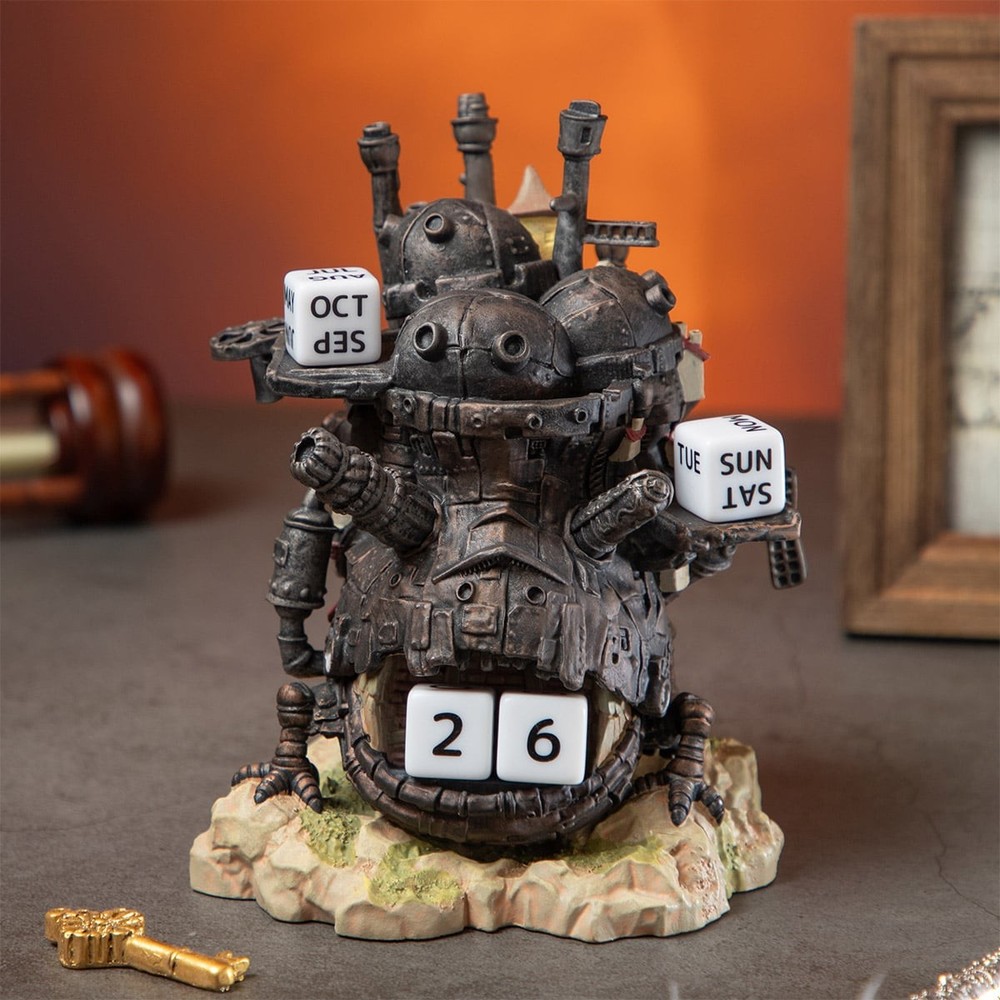 Studio Ghibli Howl's Moving Castle Perpetual Calendar Howl's Castle Japan NEW