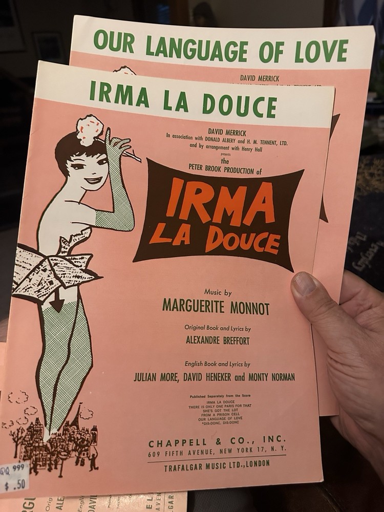 Stage Musical sheet music 2-pack IRMA LA DOUCE