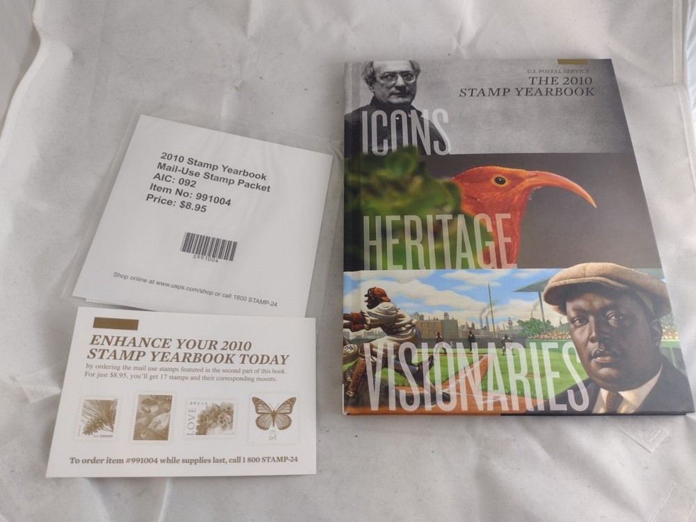 USPS 2010 Stamp Yearbook / Album With Mail Use Stamps ONLY