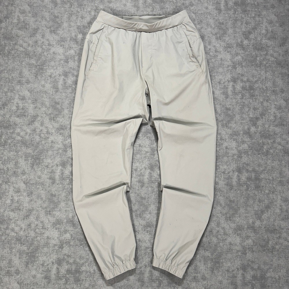 Lululemon Surge Joggers light grey athletic minimal workout running pants mens S