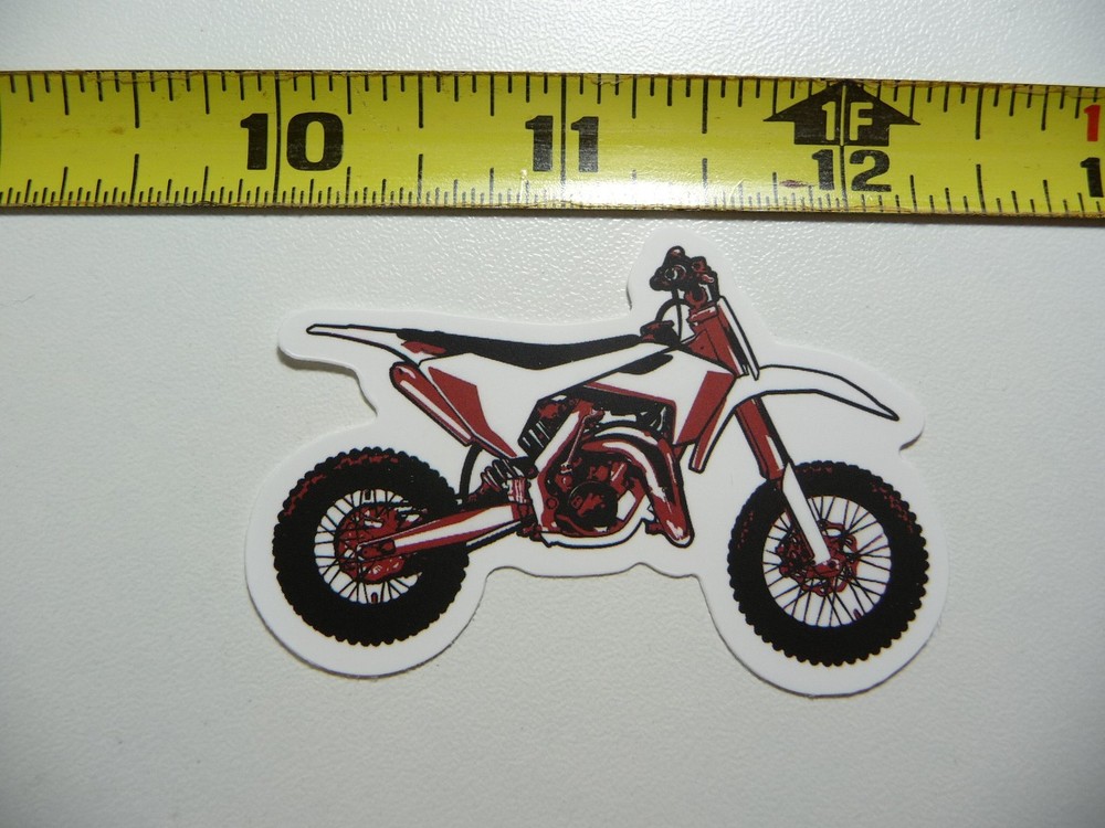 DIRT BIKE SLEEK DECAL STICKER MOTOCROSS RIDING MOTORCYCLE