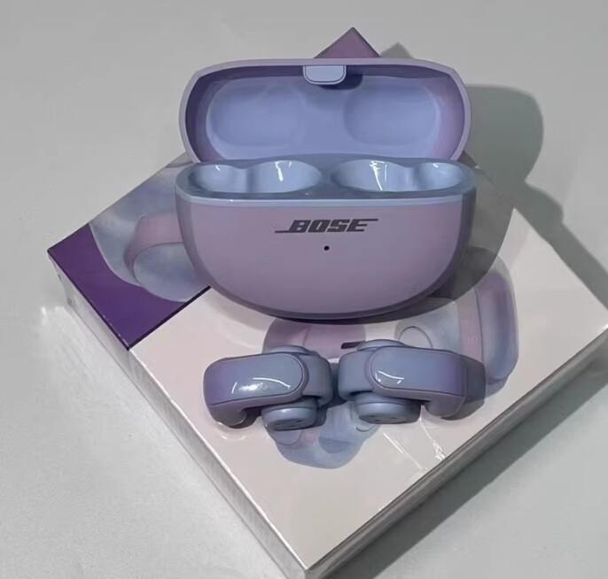 New B0se Ultra Open Wireless Bluetooth Ear Clip - New Sealed - Purple