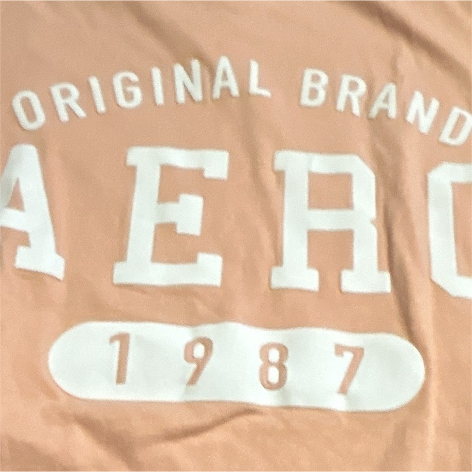 Aéropostale Men's  L AERO 1987 Graphic Logo Crew Neck Short Sleeve T-Shirt