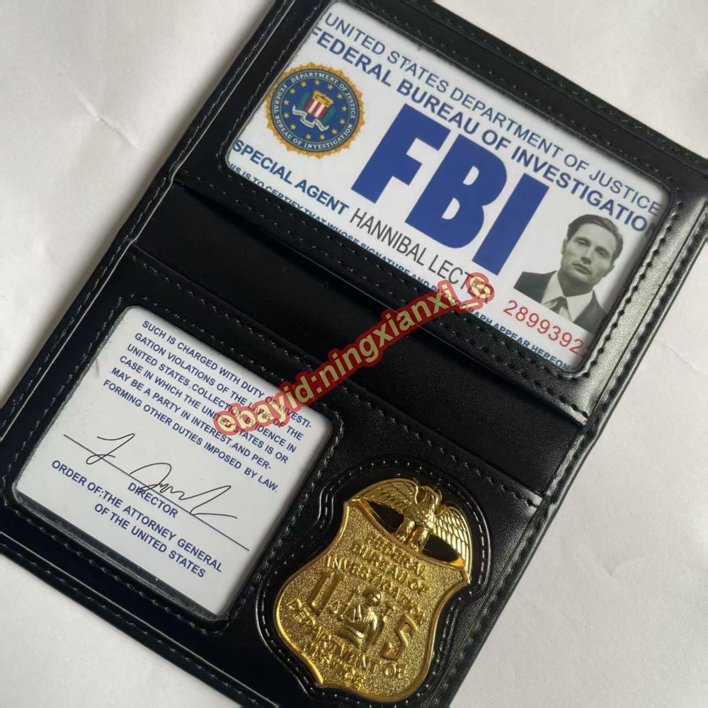 Custom FBI Operations Officer Parody ID • Movie Prop Credit Card
