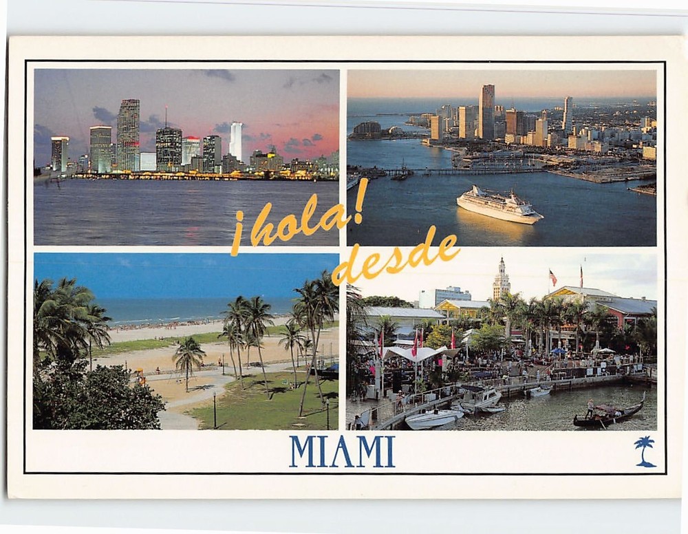 Postcard Scenes & Views Miami Florida USA