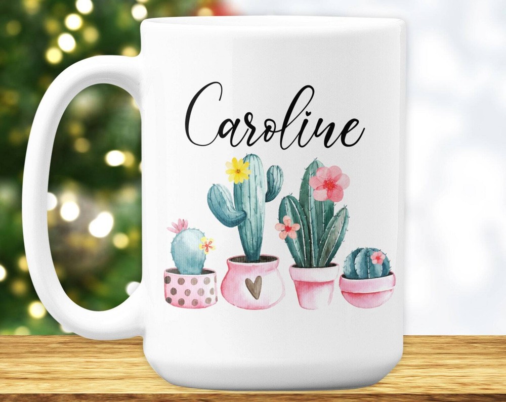 Cactus Mug Custom Cactus Coffee Mug Cute Cactus Cup Plant Coffee Mug Cactus