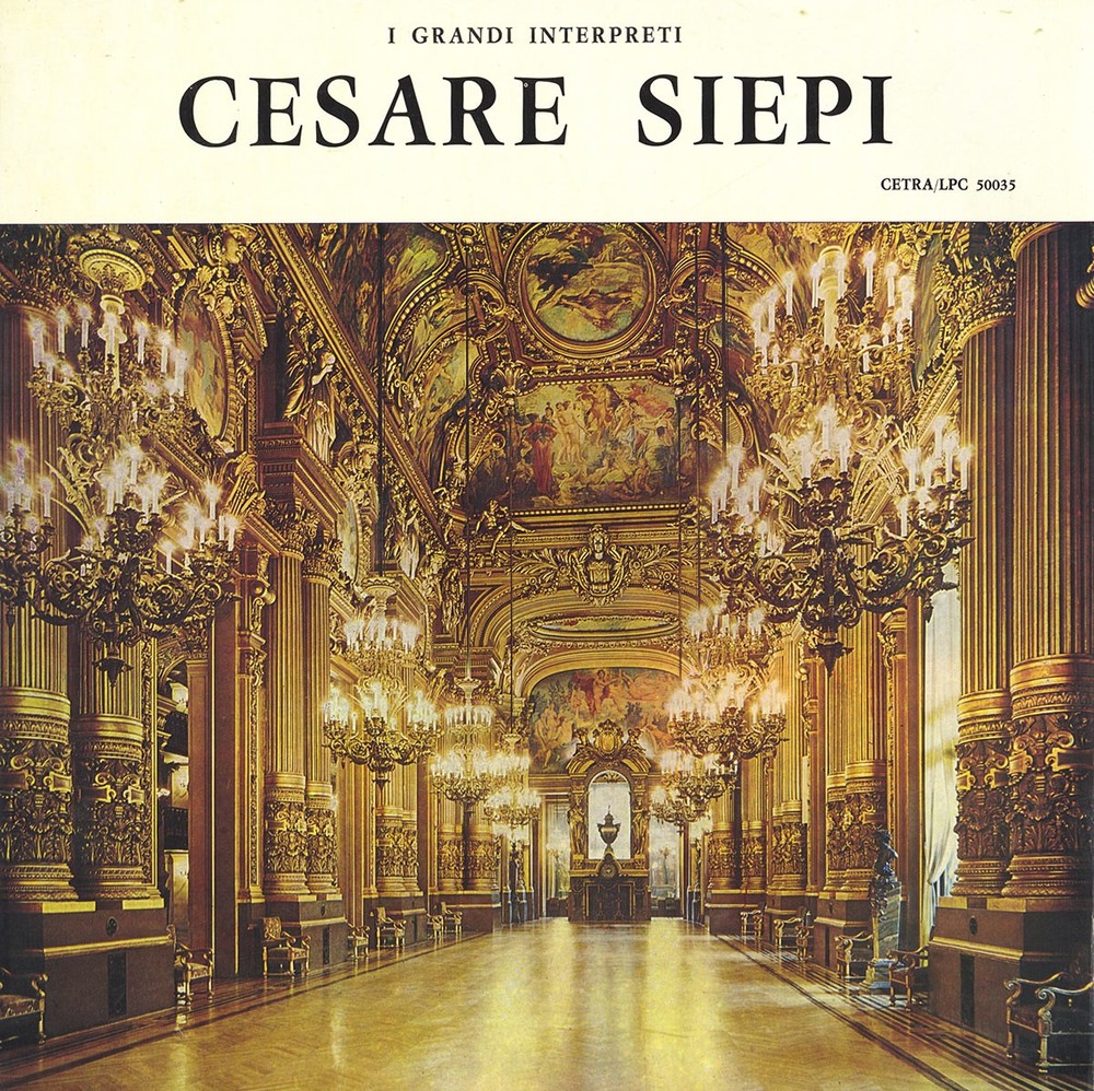CESARE SIEPI Bass VERDI Don Carlo Nabucco MOZART BELLINI ROSSINI Cetra LPC-50035