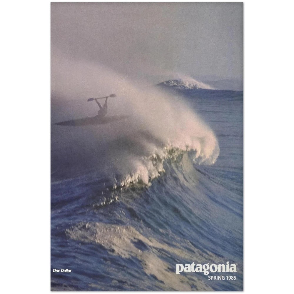 Patagonia Surf Wave Spring 1985 Vintage Advertisement Poster