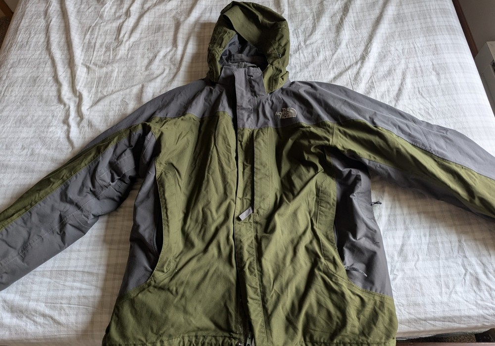 The North Face 2 in 1 Hyvent Winter Jacket w/Soft Shell Liner Green Men’s XL/TG