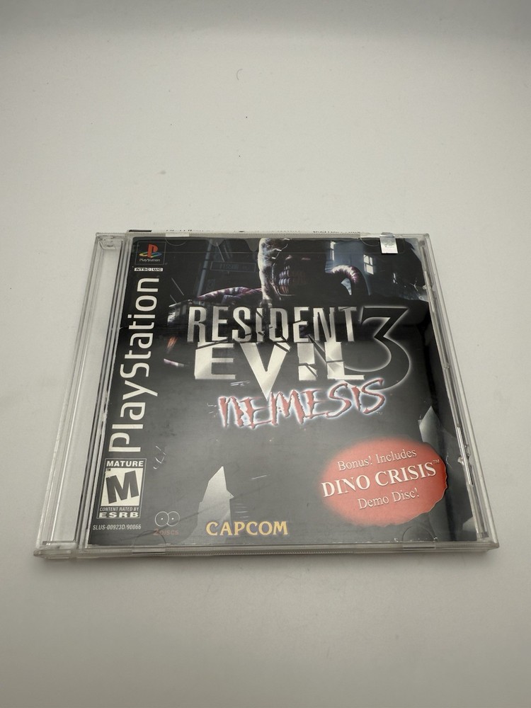 Resident Evil 3: Nemesis PlayStation 1 PS1 Complete CIB Black Label Read