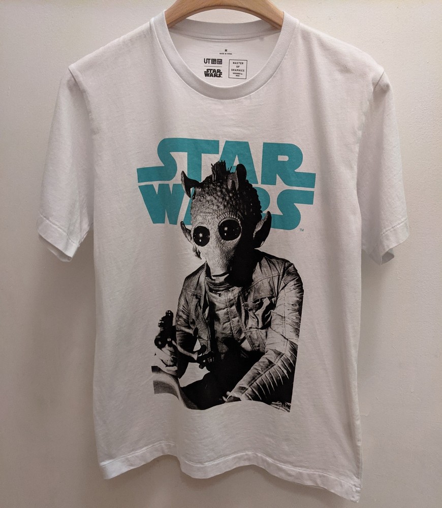 Uniqlo Men’s Star Wars Greedo T-Shirt Size M (US) Designed By Nigo