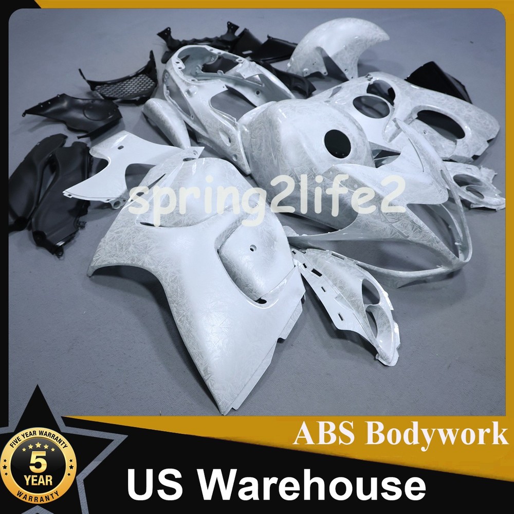 Ice Cracked Forged Carbon Fiber Fairing Kit For Suzuki Hayabusa GSXR1300 2008-20