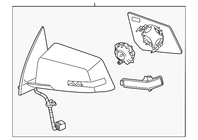 Genuine GM Mirror Assembly 25883700