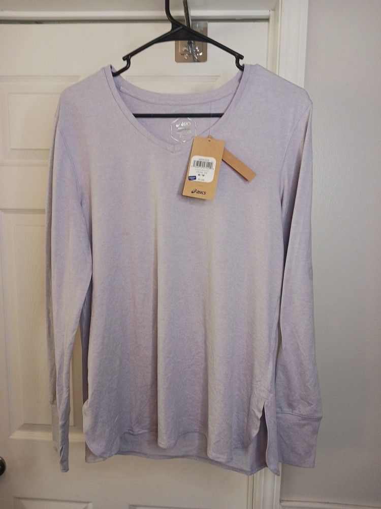 Asics Women's Training Medium Long Sleeve Running Shirt  With Thumb Holes