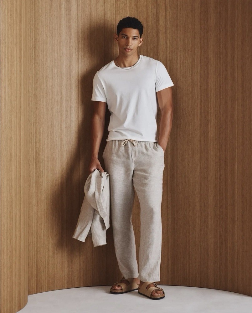 Quince / Cotton Modal Crew Neck Tee/ white /large/ Men’s