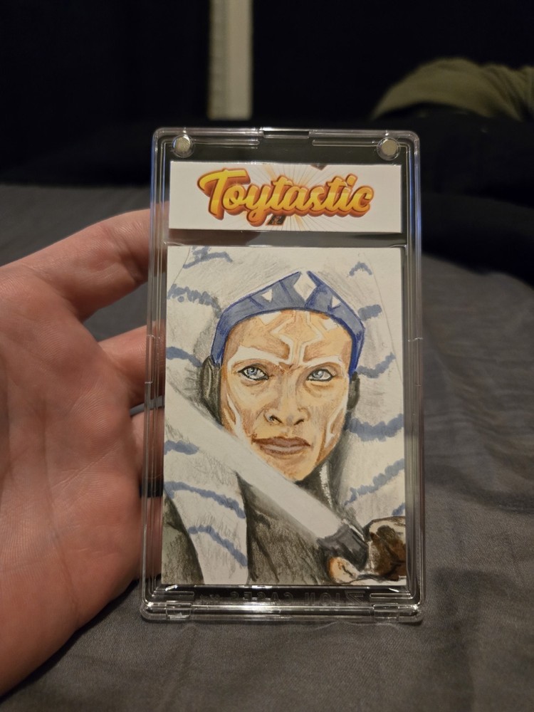 Ashoka Tano Star Wars Sketch Art Card By David Willingham