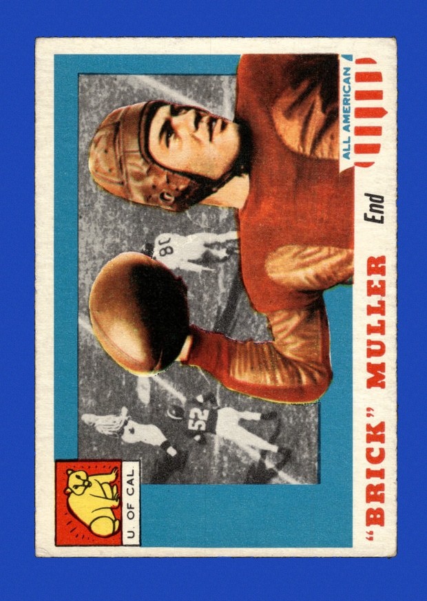 1955 Topps All-American Set-Break # 22 Brick Muller VG-VGEX *GMCARDS*Consign with Greg Morris Cards