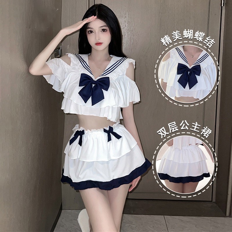 Japanese Students Cosplay Costume Sleepwear JK Uniform Sexy Lingeries Underwear