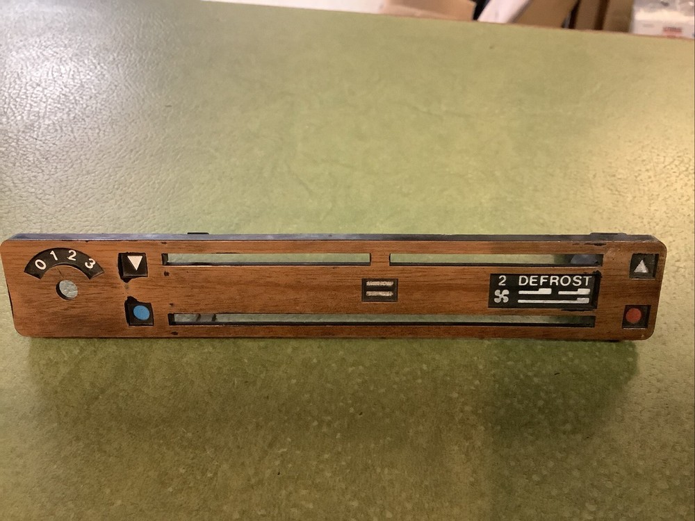 RARE VW Volkswagen MK1 Golf Rabbit WOODGRAIN HVAC Heater Control Panel 1976-79