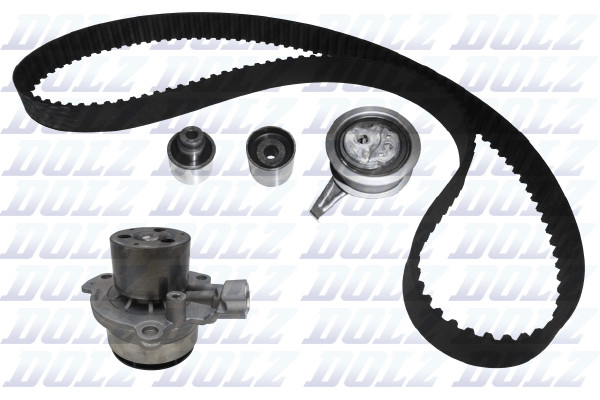 KD153V DOLZ Water Pump + Timing Belt Kit for Audi, Seat, Skoda, VW
