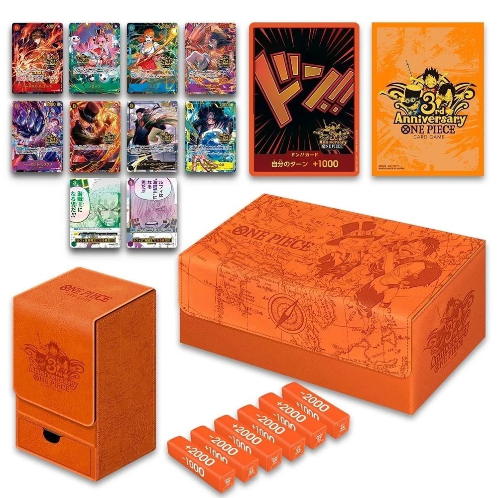 ONE PIECE Card Game 3rd ANNIVERSARY SET  JPN w/Bandai Original Cardboard - Fedex