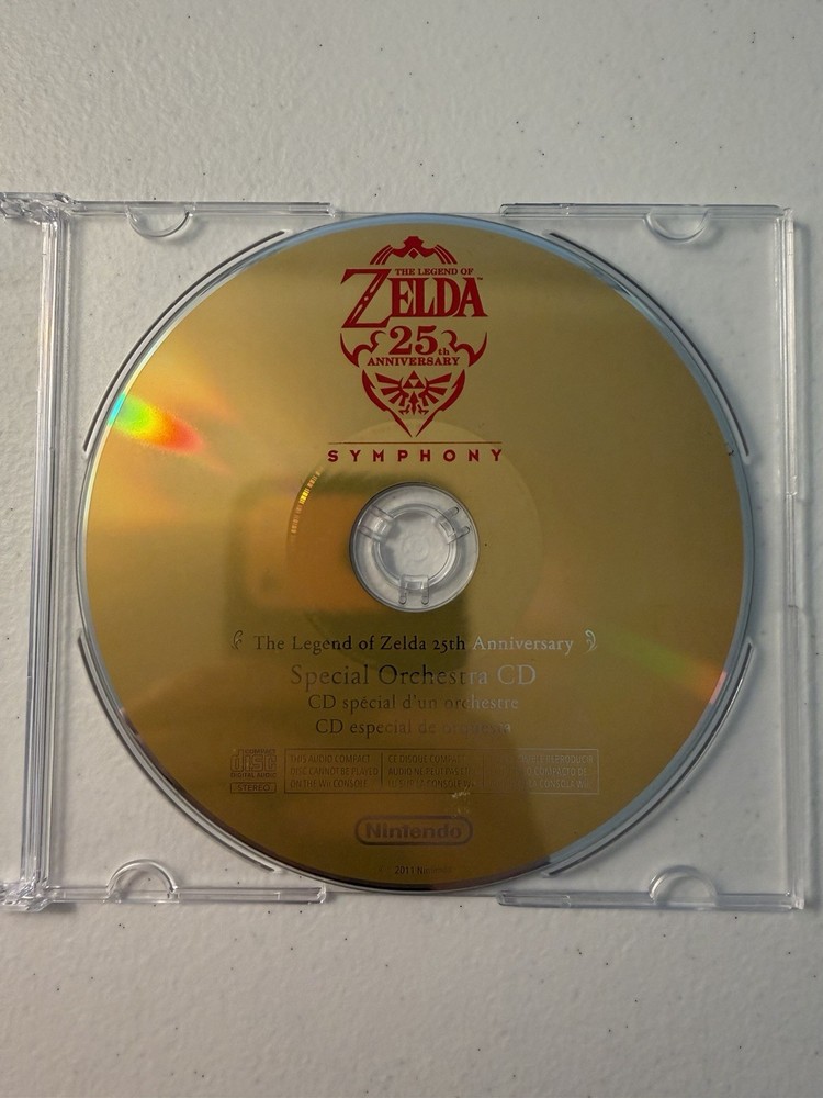 The Legend of Zelda 25th Anniversary Symphony Special Orchestra CD - DISC ONLY