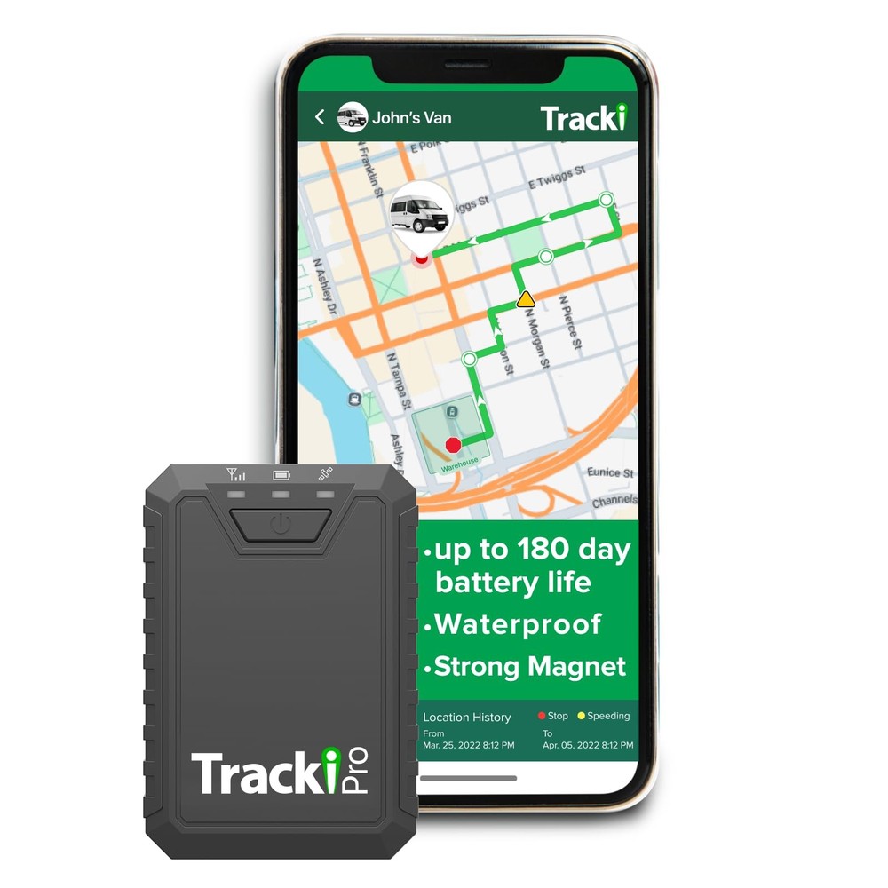 USA-Made Pro GPS Tracker for Vehicles with 7-Month Battery Life and Waterproof Design