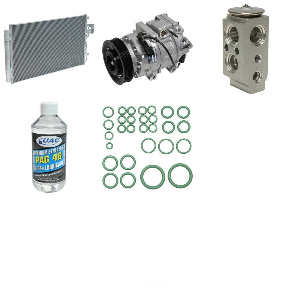 A/C Compressor & Condenser Replacement Kit for 11-13 Sorento 2.4L