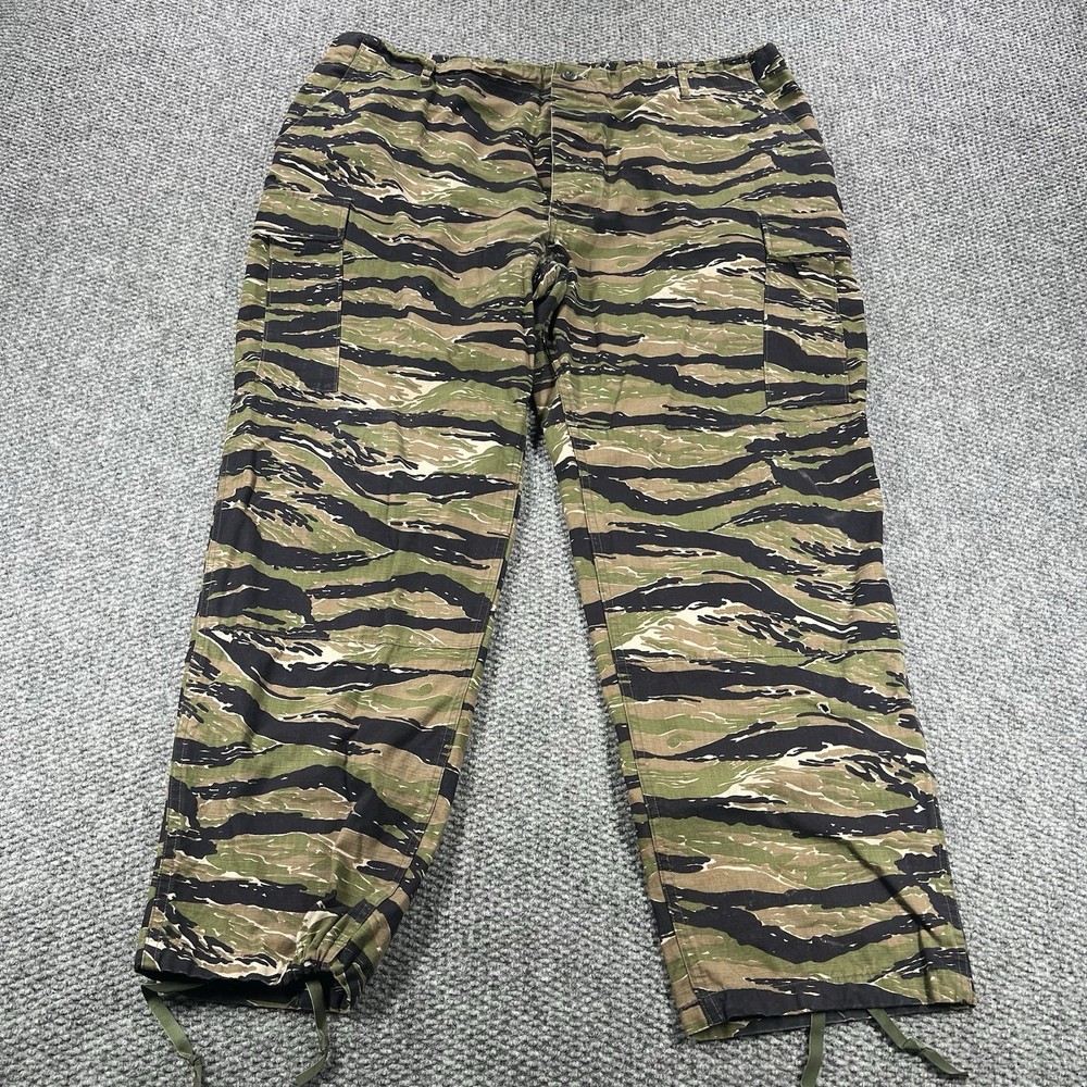 VTG Propper Tiger Stripe Camo Pants Men 2XL Military Trouser BDU Cargo Wear