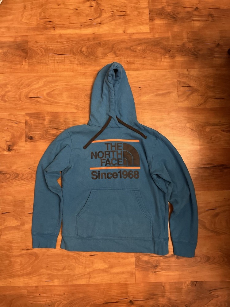North Face Men’s Hooded Pullover Sweater Size : M Blue