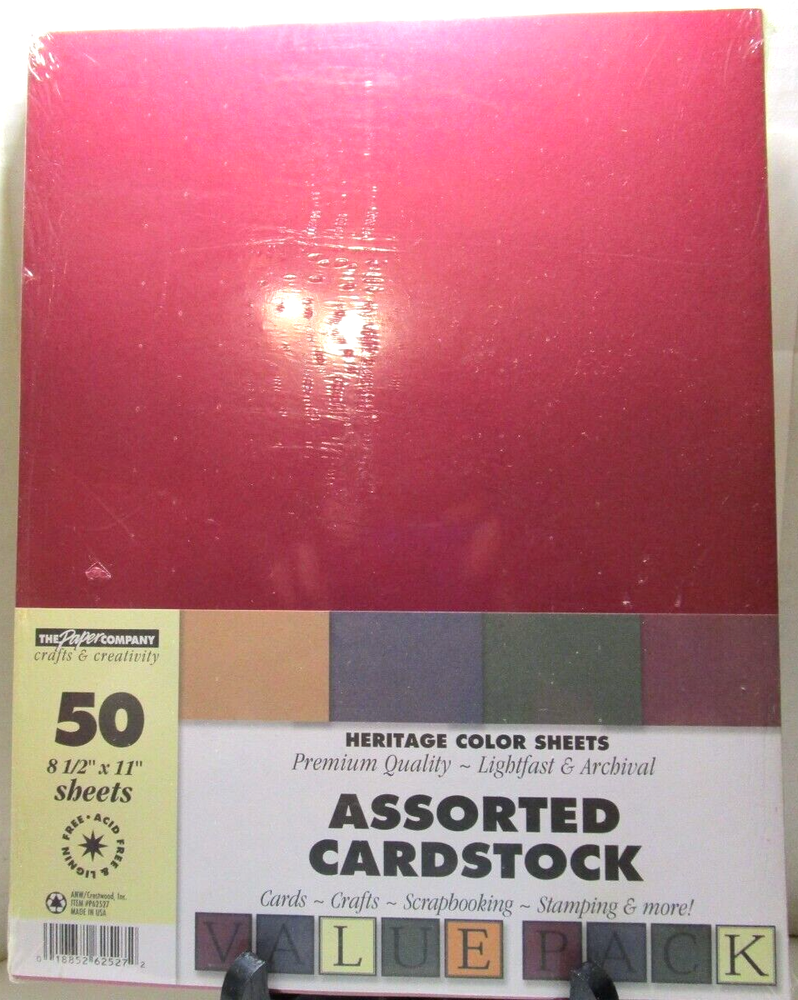 The Paper Company Acid Free Lignan Free Assorted Carstock - Heritage Color-image
