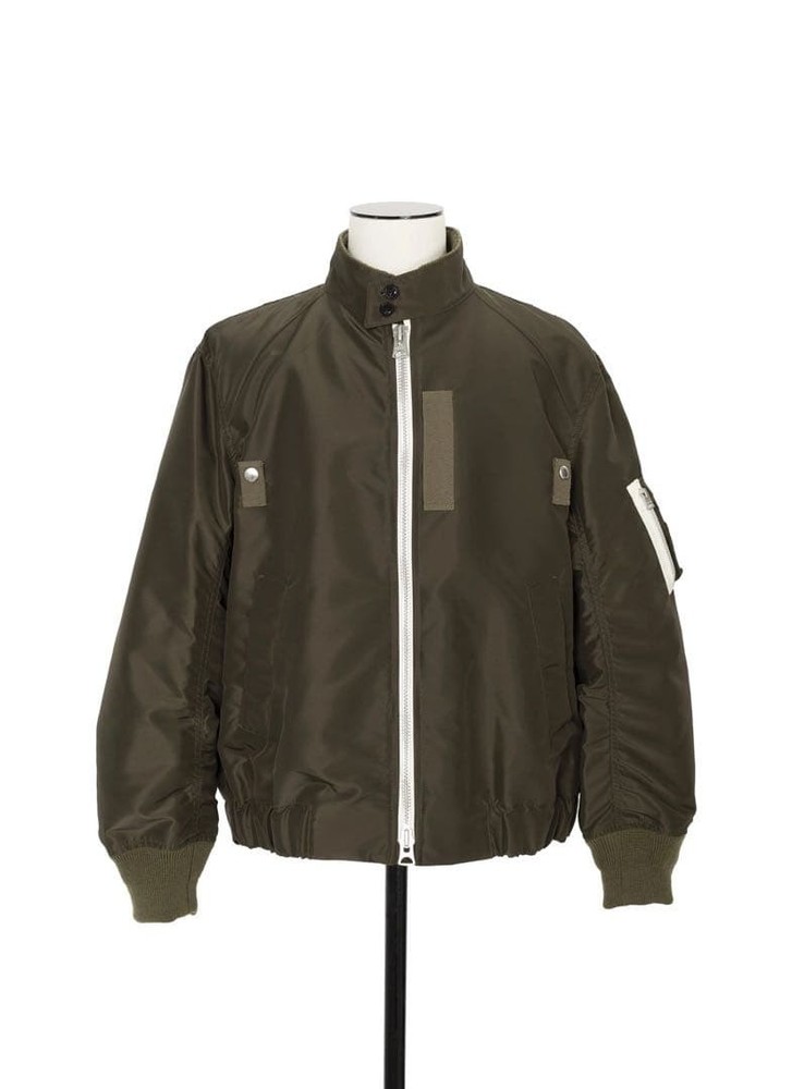 sacai Nylon Twill Blouson M Khaki Unused Mens Jacket Outer Layer