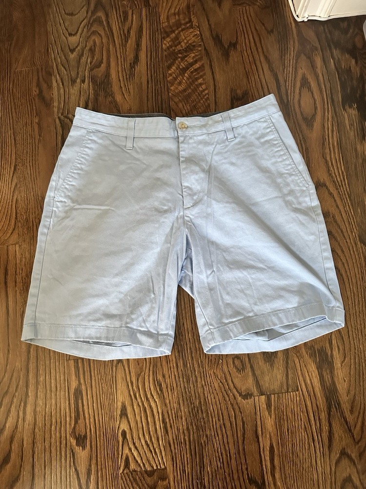 Nautica Men's Bottoms Classic Fit The Deck Short Blue Shorts Size 33